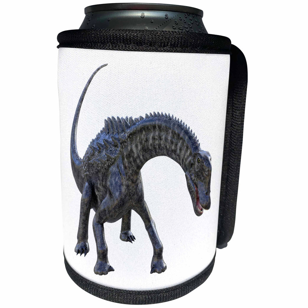 3dRose Boehm Graphics Dinosaur - Ampelosaurus Dinosaur Turned slightly to the Left - Can Cooler Bottle Wrap (cc_282244)