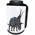 3dRose Boehm Graphics Dinosaur - Diabloceratops about to Charge - Can Cooler Bottle Wrap (cc_282252)