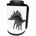 3dRose Boehm Graphics Dinosaur - Stegosaurus in Left Profile - Can Cooler Bottle Wrap (cc_282254)