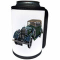 3dRose Boehm Graphics Car - Elegant Classic Car in Green - Can Cooler Bottle Wrap (cc_282263)