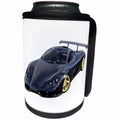 3dRose Boehm Graphics Car - A Super Fast Black Racing Car - Can Cooler Bottle Wrap (cc_282289)