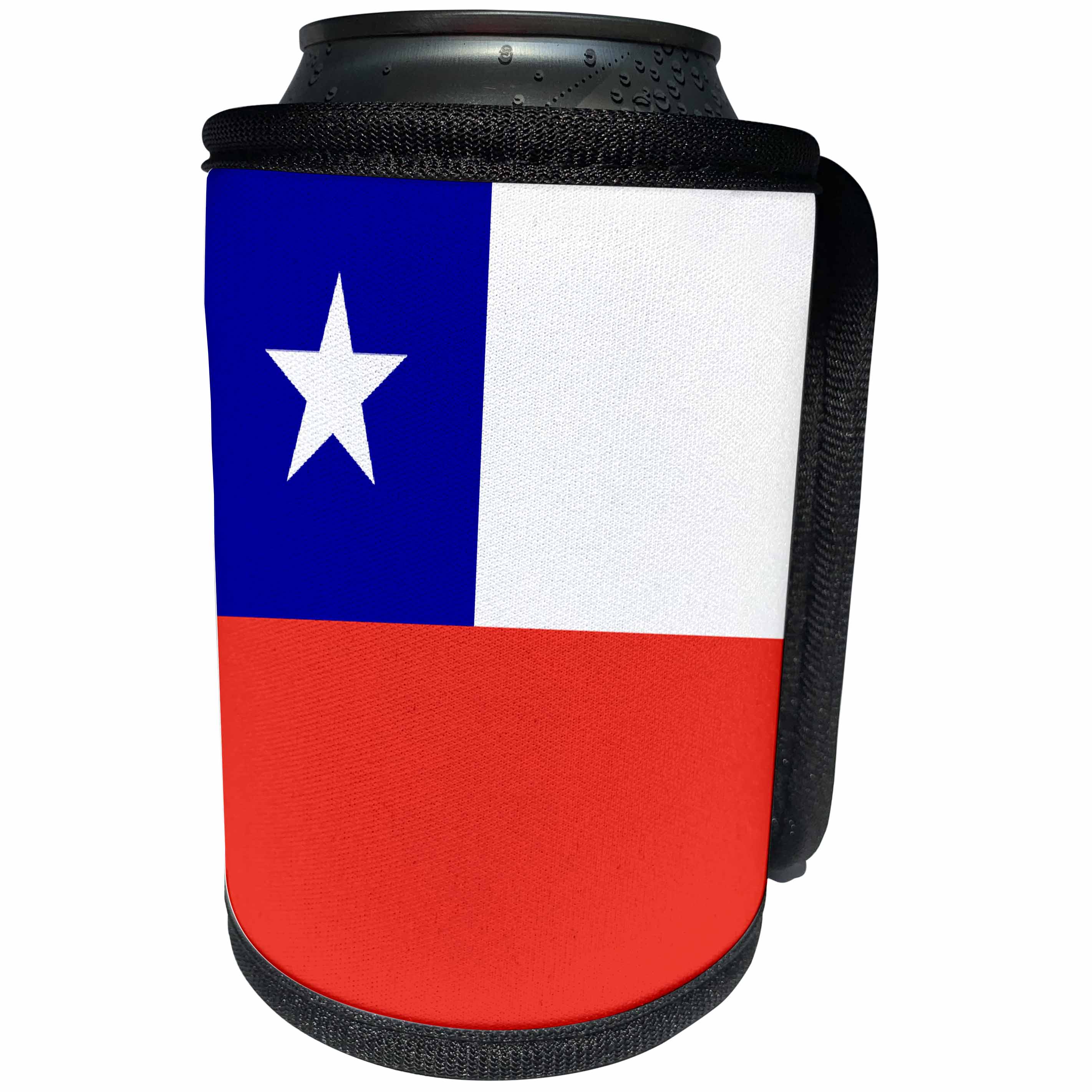 3dRose Flags - Chile Flag - Can Cooler Bottle Wrap (cc_28233)