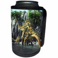 3dRose Boehm Graphics Dinosaur - Dicraeosaurus Dinosaur Scene - Can Cooler Bottle Wrap (cc_282330)