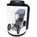 3dRose Boehm Graphics Car - Fantastic Hot Rod in Silver - Can Cooler Bottle Wrap (cc_282352)