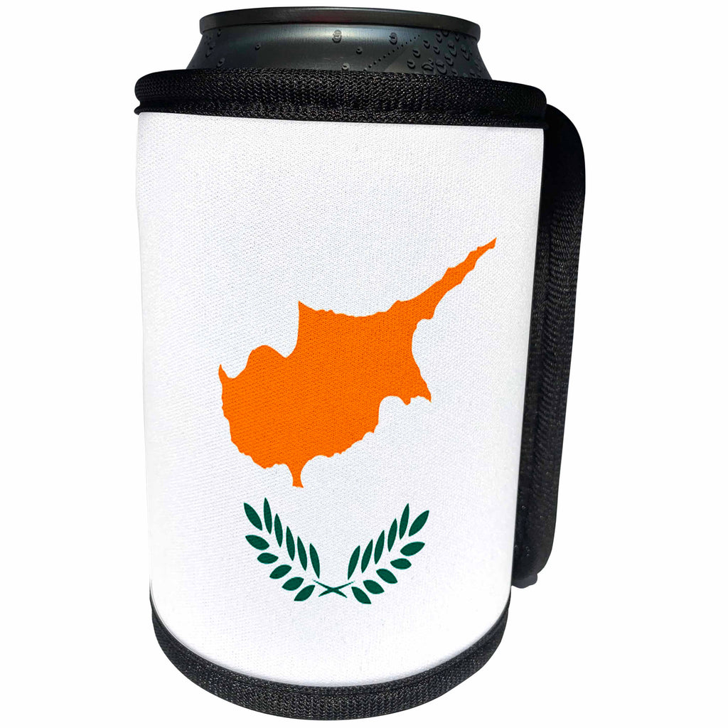 3dRose Flags - Cyprus Flag - Can Cooler Bottle Wrap (cc_28239)