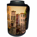 3dRose Boehm Graphics Travel - Gondolas in the Canals of Venice Near Sunset - Can Cooler Bottle Wrap (cc_282405)