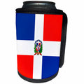 3dRose Flags - Dominican Flag - Can Cooler Bottle Wrap (cc_28241)