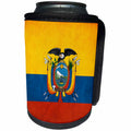 3dRose Flags - Ecuador Flag - Can Cooler Bottle Wrap (cc_28242)