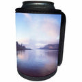 3dRose Made in the Highlands Photography, Loch serenity - Seascape at Loch Lhinne on a calm and serene day in Scottish Highlands - Can Cooler Bottle Wrap (cc_282424)