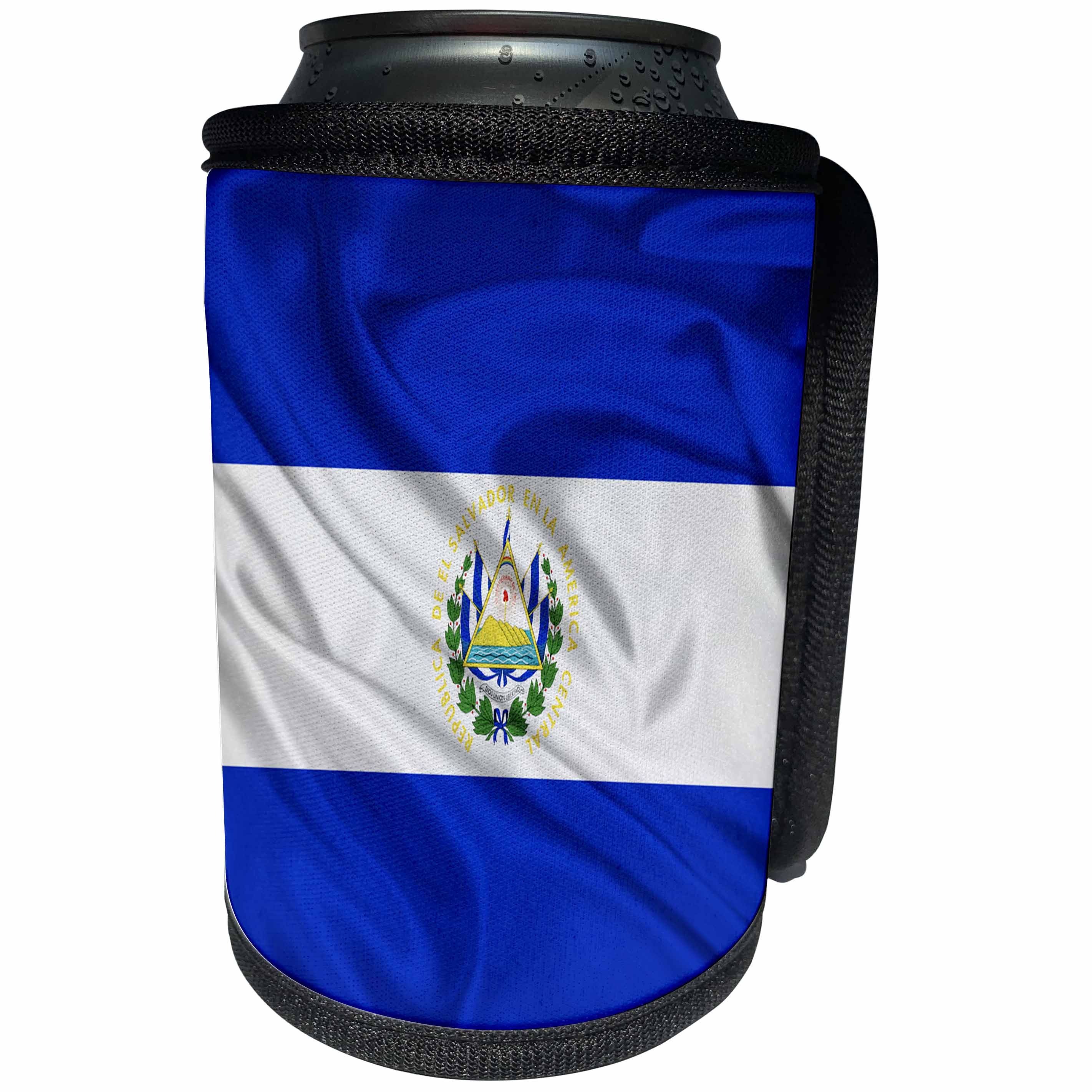 3dRose Flags - El Salvador Flag - Can Cooler Bottle Wrap (cc_28244)