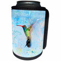 3dRose Andrea Haase Animals Illustration - Colibri Watercolor Illustration - Can Cooler Bottle Wrap (cc_282447)