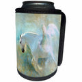 3dRose Andrea Haase Animals Illustration - Romantic White Winged Horse Illustration - Can Cooler Bottle Wrap (cc_282463)