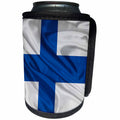 3dRose Flags - Finland Flag - Can Cooler Bottle Wrap (cc_28247)