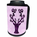 3dRose Andrea Haase Animals Illustration - Deer Head With Swirly Antlers Illustration - Can Cooler Bottle Wrap (cc_282474)