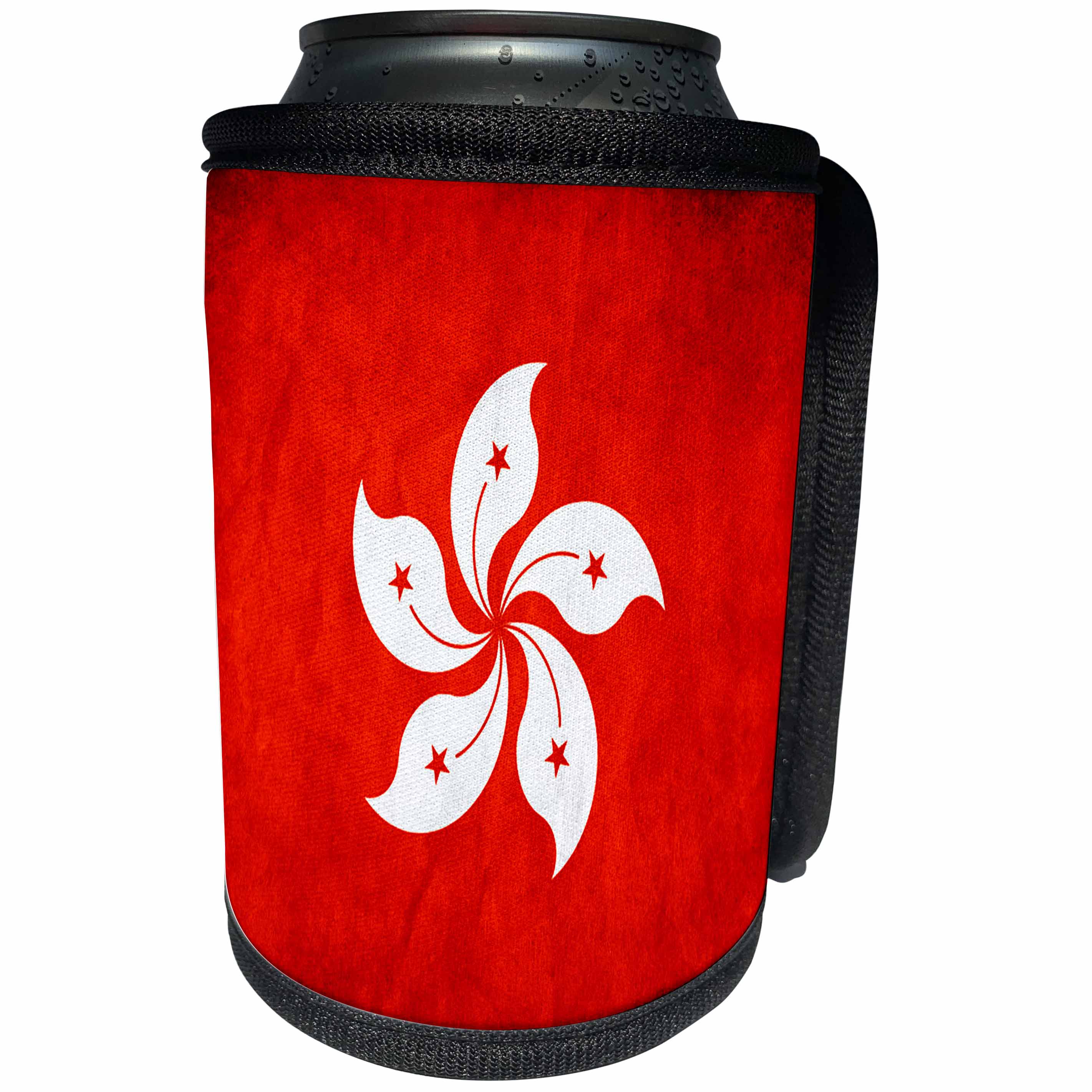 3dRose Flags - Hong Kong Flag - Can Cooler Bottle Wrap (cc_28248)