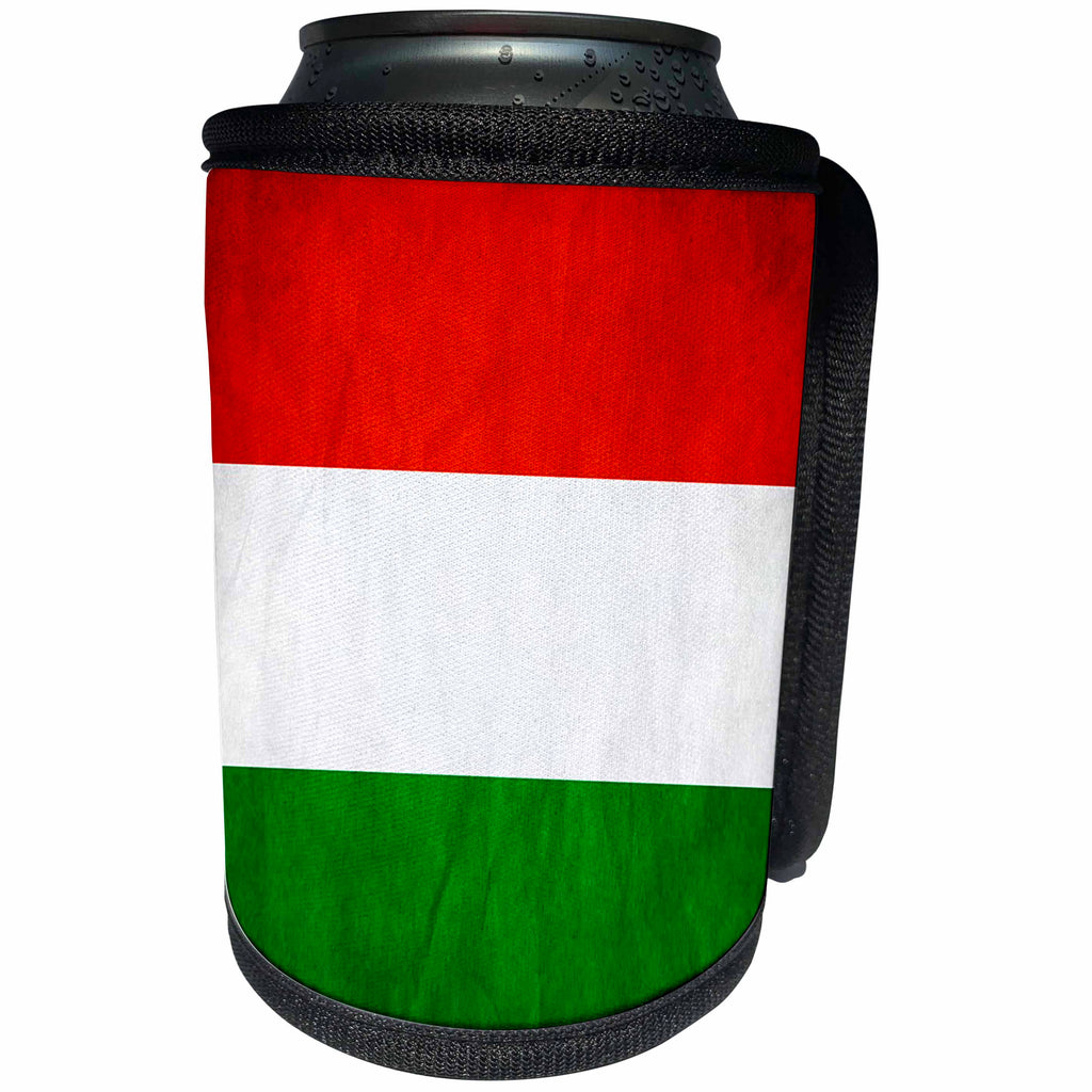 3dRose Flags - Hungary Flag - Can Cooler Bottle Wrap (cc_28249)