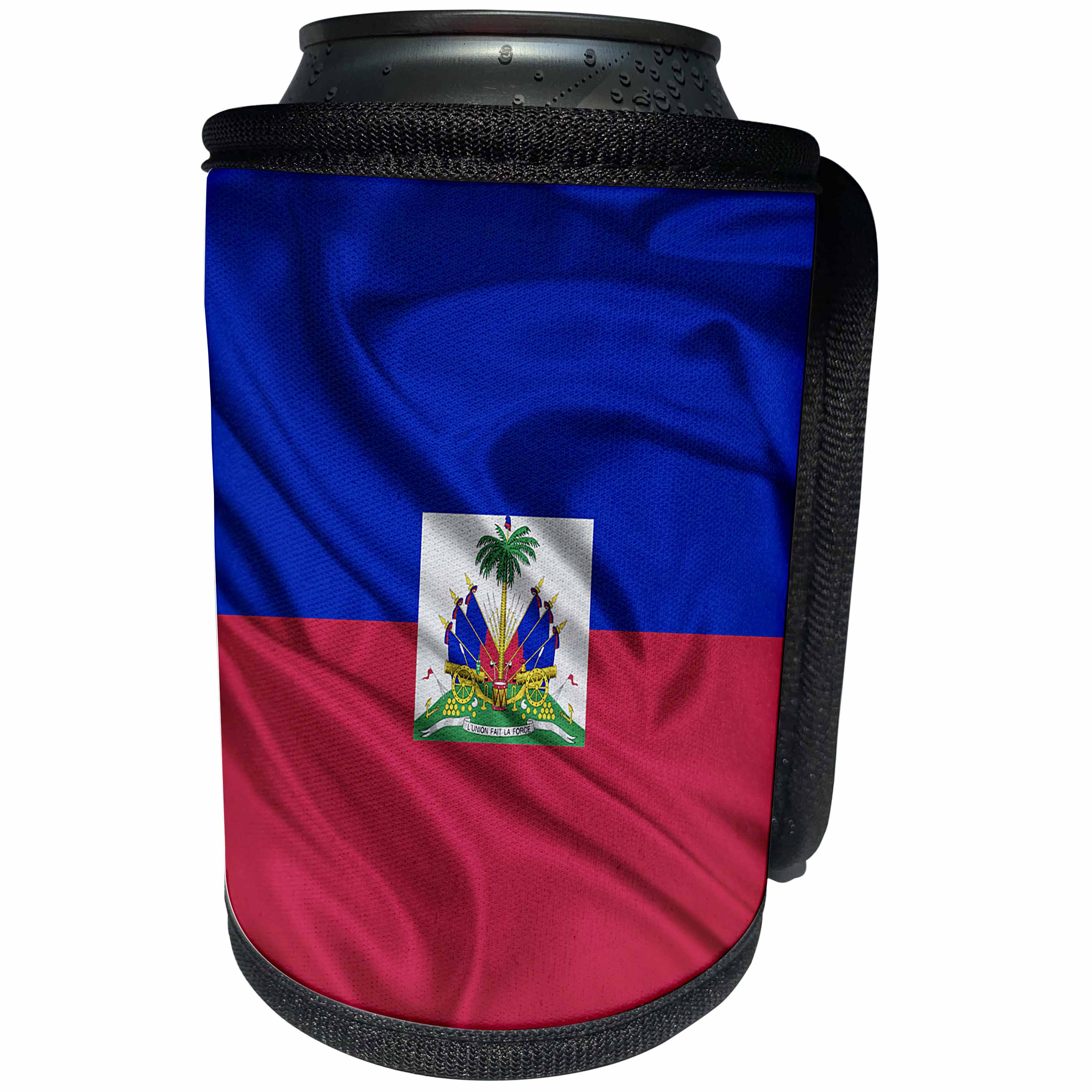 3dRose Flags - Haiti Flag - Can Cooler Bottle Wrap (cc_28251)