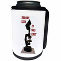 3dRose Kultjers Hint of Music - Nobody said it was easy - Can Cooler Bottle Wrap (cc_282723)
