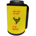 3dRose Kultjers Hint of Music - Here comes the story of the hurricane - Can Cooler Bottle Wrap (cc_282725)