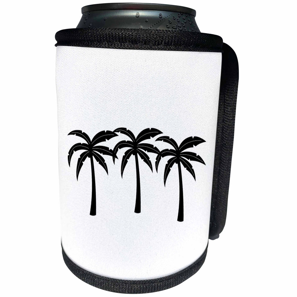 3dRose Kultjers Fun - Tropical palm trees - Can Cooler Bottle Wrap (cc_282731)