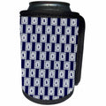 3dRose Kultjers Fun - Collage Delft blue tiles - Can Cooler Bottle Wrap (cc_282738)