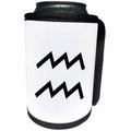 3dRose Kultjers Astrology - Aquarius - Can Cooler Bottle Wrap (cc_282749)