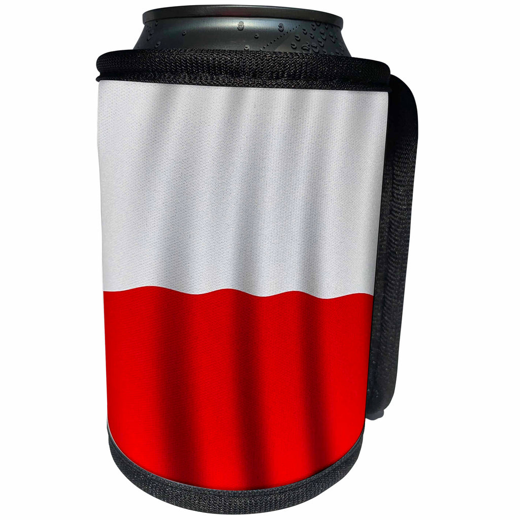 3dRose Flags - Poland Flag - Can Cooler Bottle Wrap (cc_28276)