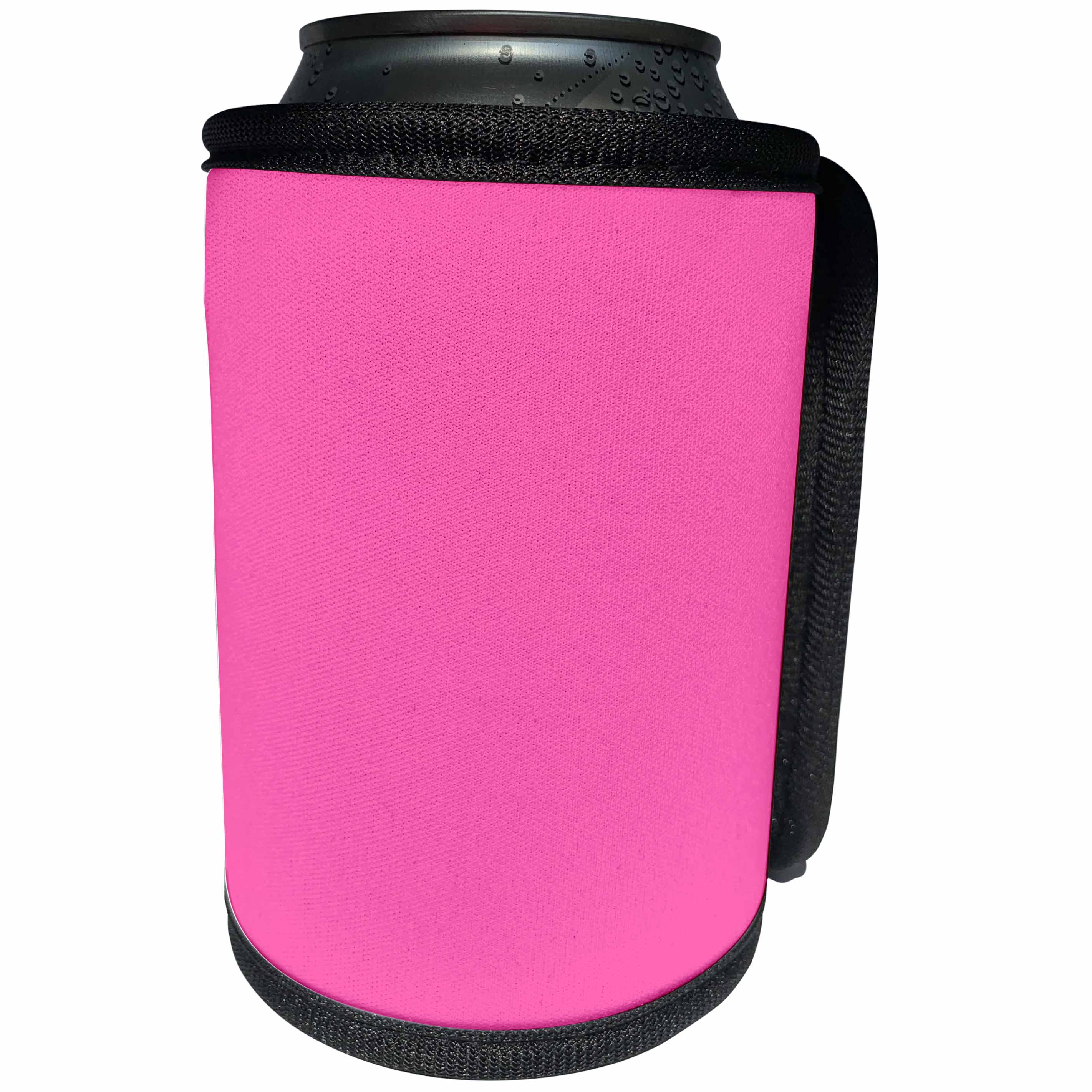 3dRose Kultjers Colors - Color hot pink - Can Cooler Bottle Wrap (cc_282765)
