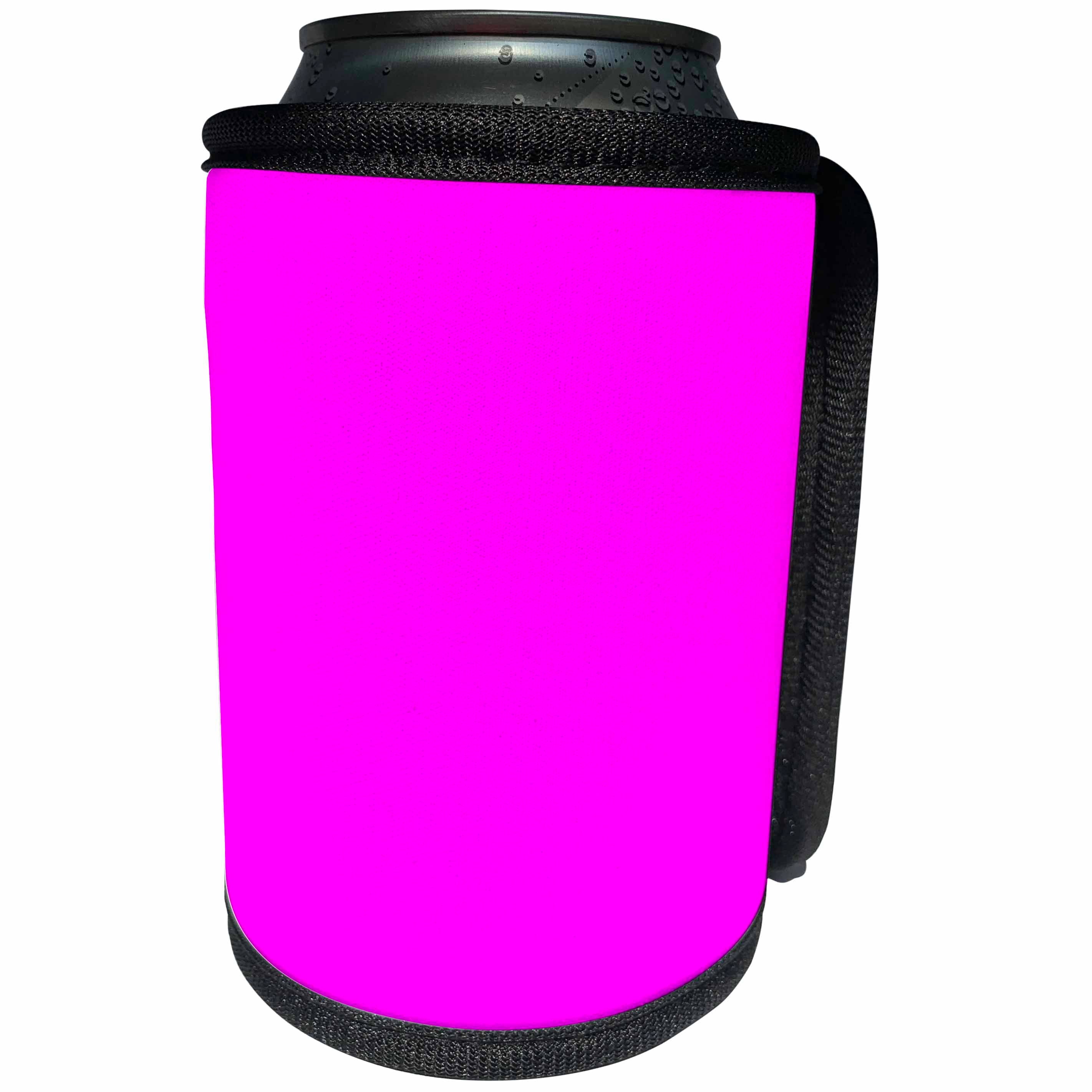 3dRose Kultjers Colors - Color magenta - Can Cooler Bottle Wrap (cc_282775)