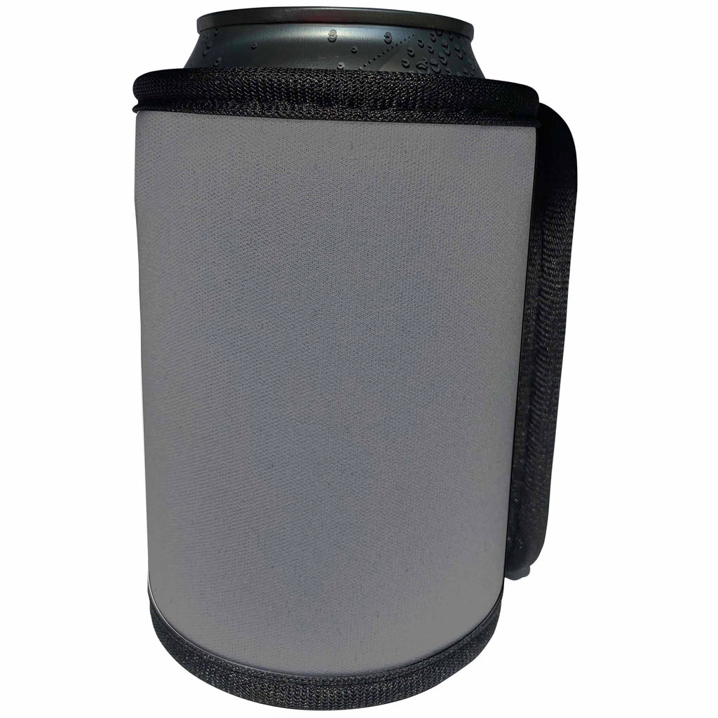 3dRose Kultjers Colors - Color grey - Can Cooler Bottle Wrap (cc_282780)