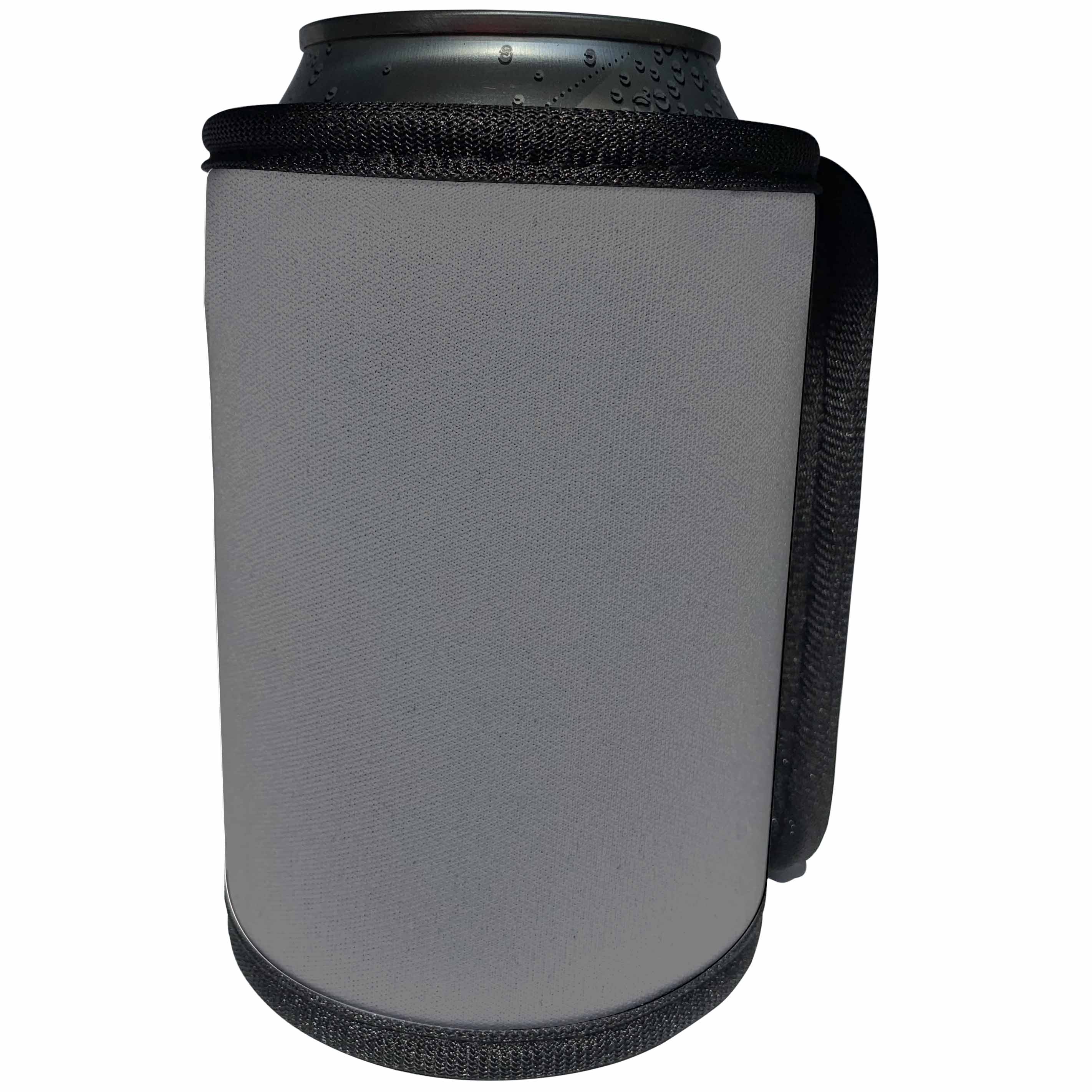 3dRose Kultjers Colors - Color grey - Can Cooler Bottle Wrap (cc_282780)