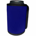 3dRose Kultjers Colors - Color midnight blue - Can Cooler Bottle Wrap (cc_282792)