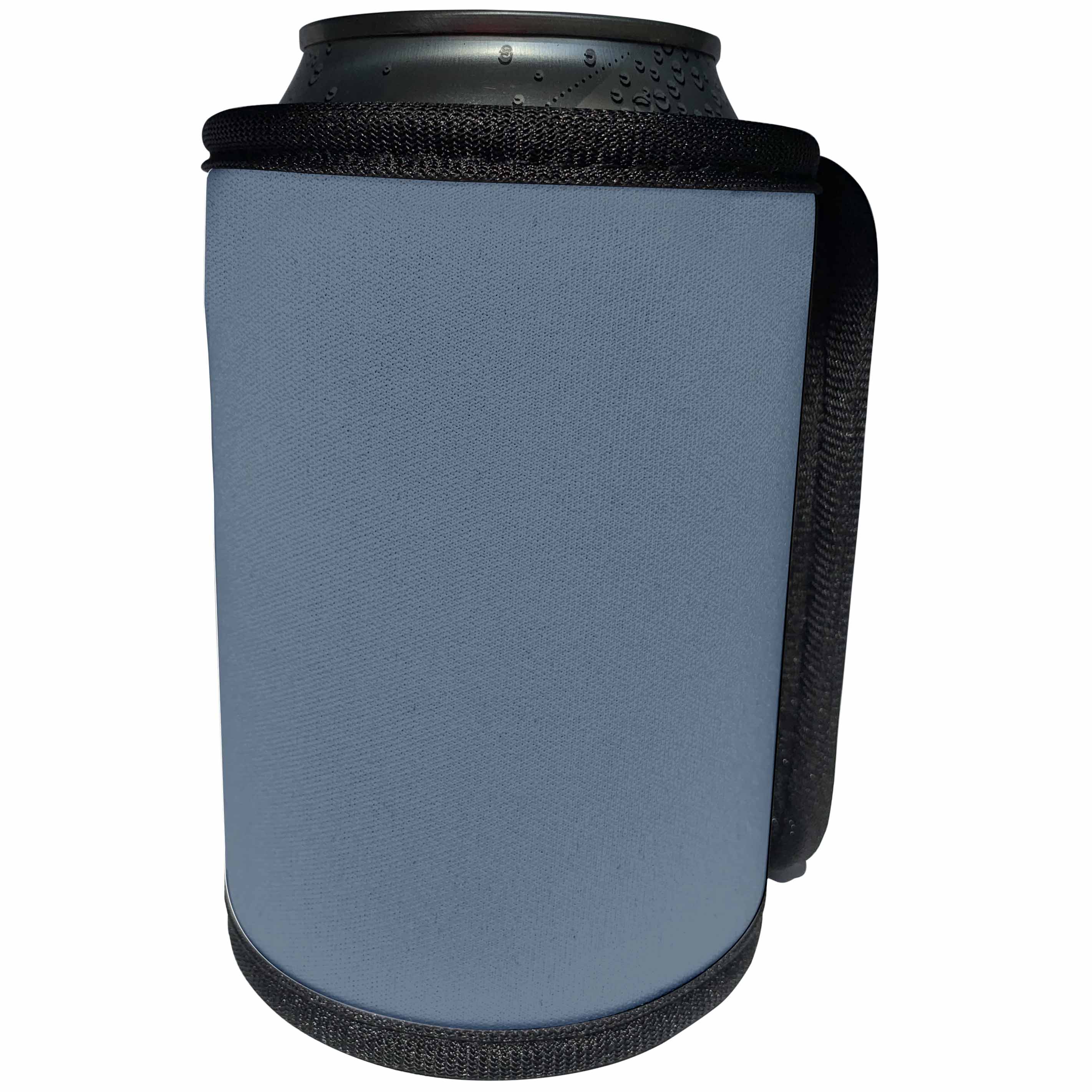 3dRose Kultjers Colors - Color slate grey - Can Cooler Bottle Wrap (cc_282799)