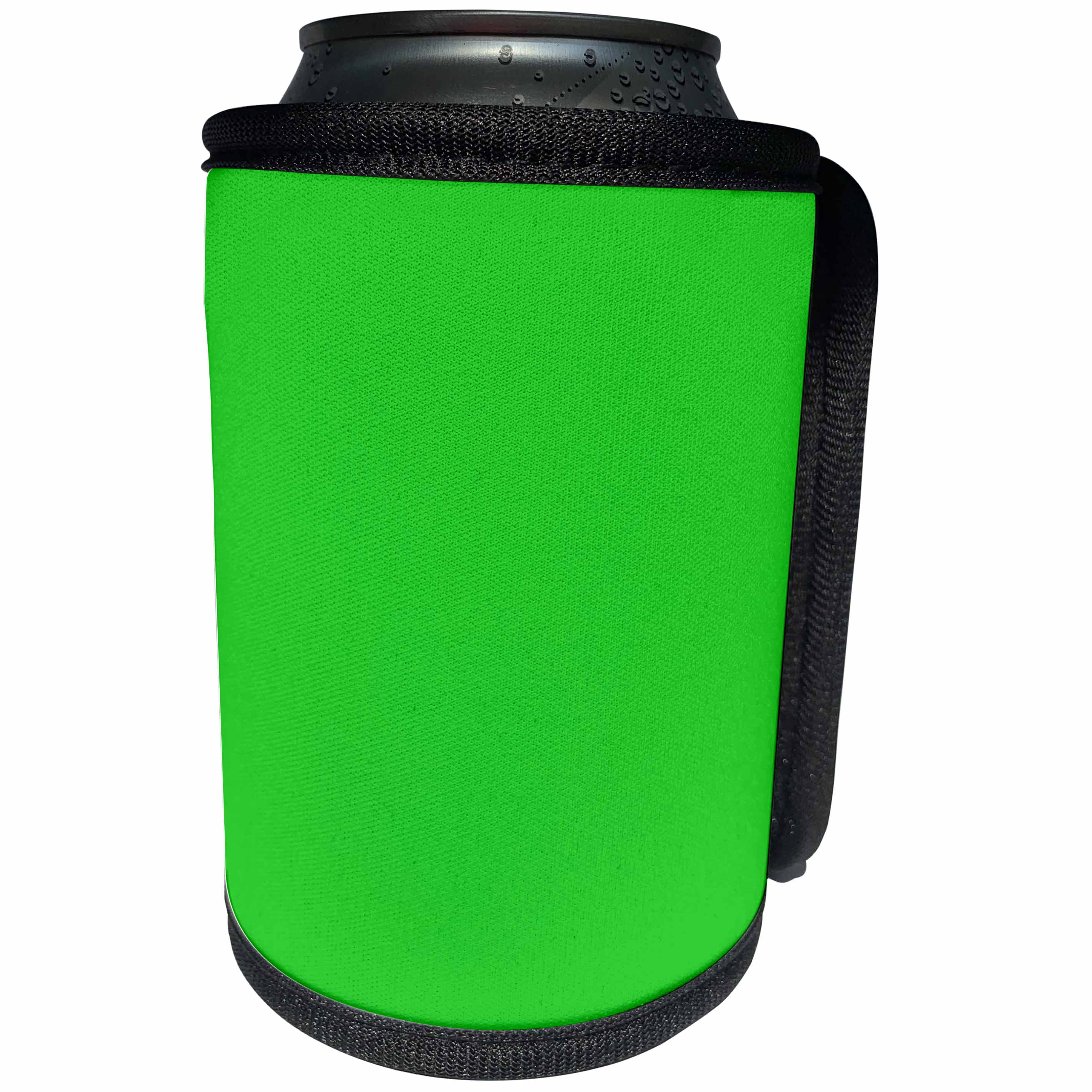 3dRose Kultjers Colors - Color lime green - Can Cooler Bottle Wrap (cc_282807)
