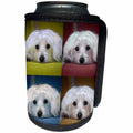 3dRose RinaPiro Dogs - Maltese. Pop art. - Can Cooler Bottle Wrap (cc_282828)