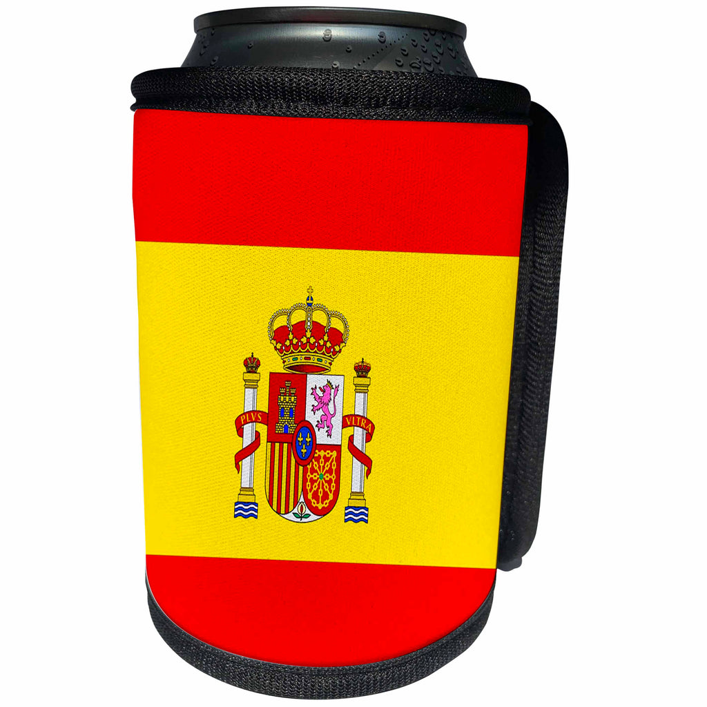 3dRose Flags - Spain Flag - Can Cooler Bottle Wrap (cc_28285)