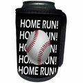 3dRose RinaPiro Sport Sayings - Home Run. Baseball. - Can Cooler Bottle Wrap (cc_282855)
