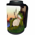 3dRose Edmond Hogge Jr Nature n Wildlife - The Frog and the Snail - Can Cooler Bottle Wrap (cc_28288)