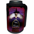 3dRose WhiteOak Art Designs Halloween - Halloween Owl Owl with Cauldron - Can Cooler Bottle Wrap (cc_28308)