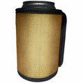 3dRose Anne Marie Baugh - Patterns - Fancy Faux Gold Celtic Circles In Knots Pattern - Can Cooler Bottle Wrap (cc_283105)