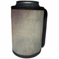 3dRose Anne Marie Baugh - Patterns - Fancy Faux Gold and Blue Celtic Circle Diamond Pattern - Can Cooler Bottle Wrap (cc_283107)