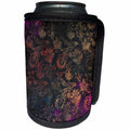 3dRose Anne Marie Baugh - Patterns - Elegant Gradient Pink and Purple Art Deco Floral Pattern - Can Cooler Bottle Wrap (cc_283178)