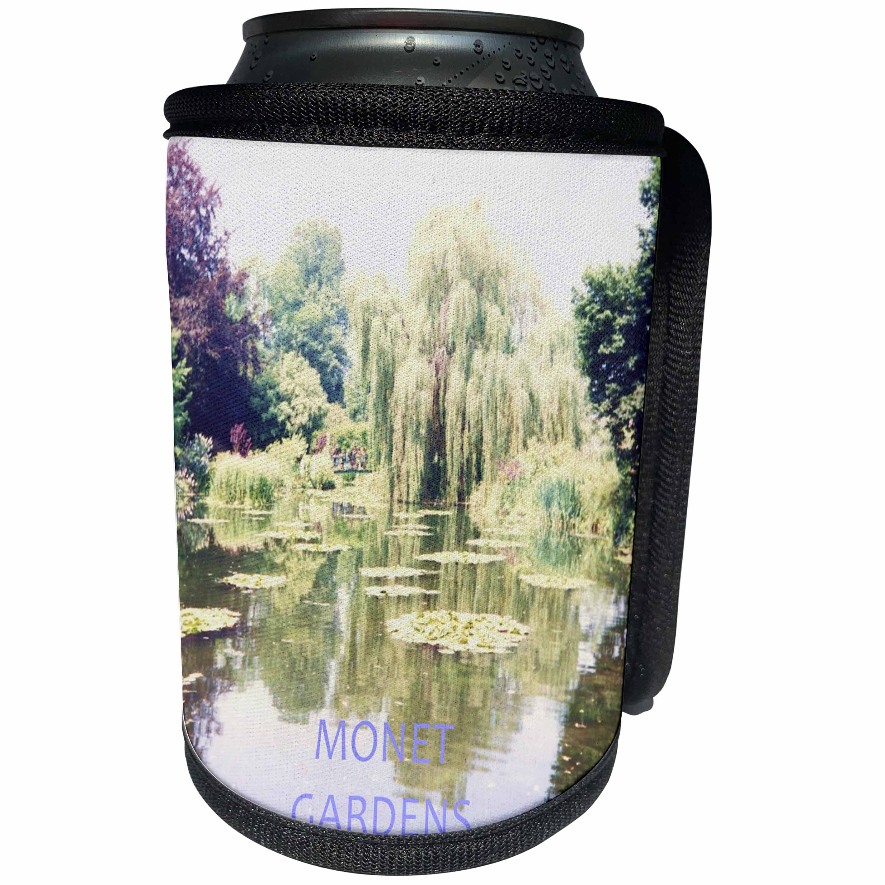 3dRose Florene France - Monet s Gardens - Can Cooler Bottle Wrap (cc_28354)