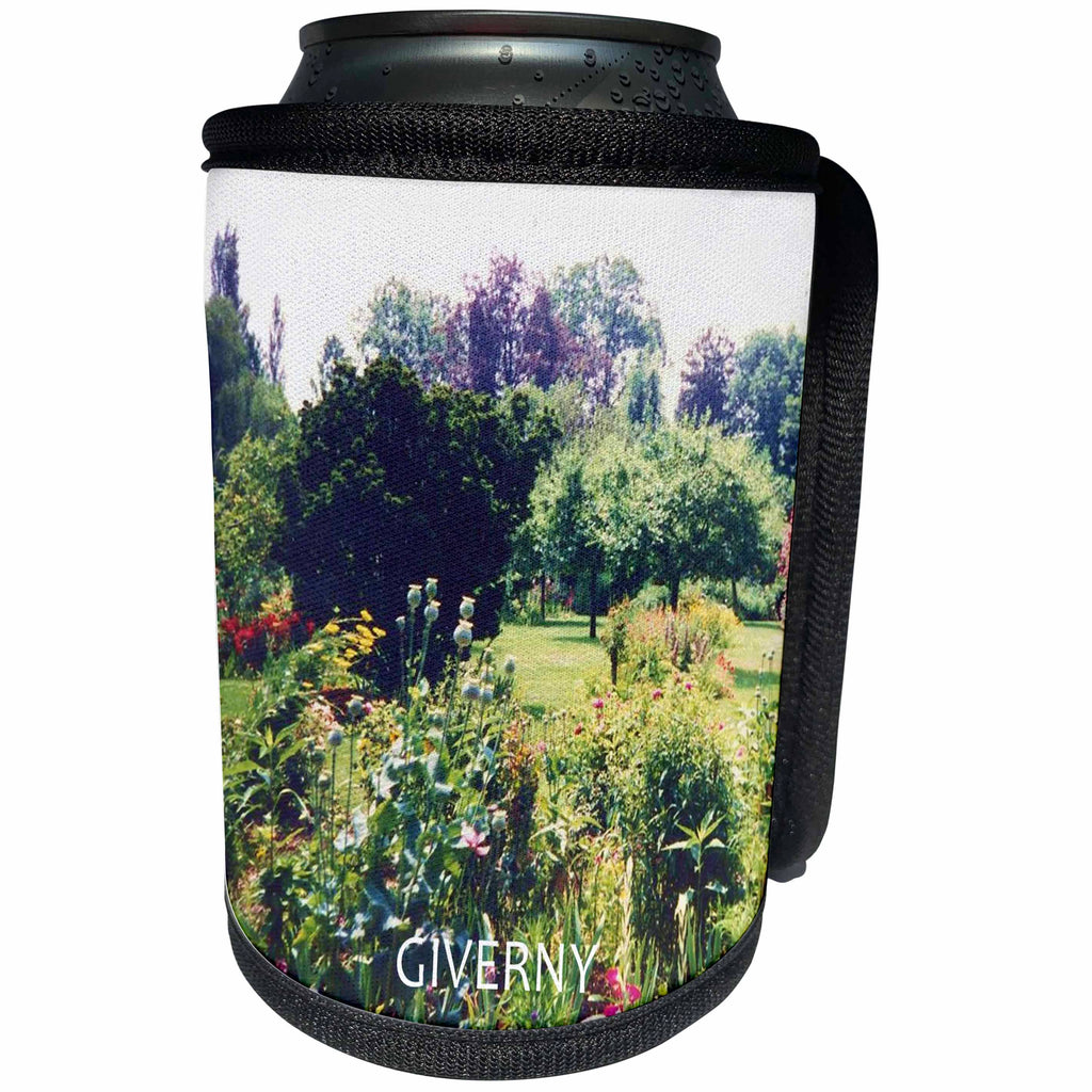 3dRose Florene France - Garden At Monet s - Can Cooler Bottle Wrap (cc_28355)