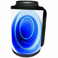 3dRose Florene Digital Contemporary - Roundy Blue - Can Cooler Bottle Wrap (cc_28373)