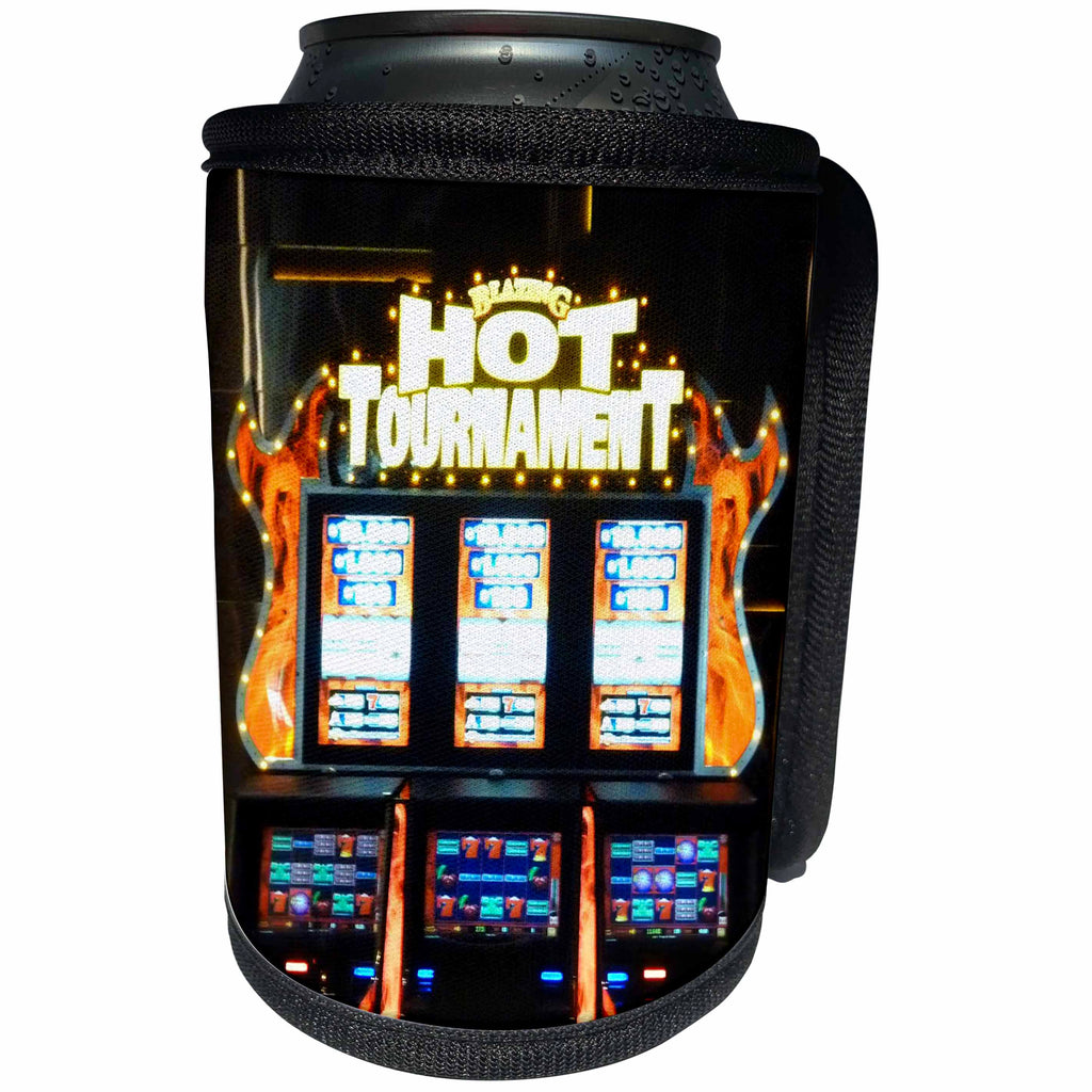 3dRose Florene Games - Hot Slots - Can Cooler Bottle Wrap (cc_28381)