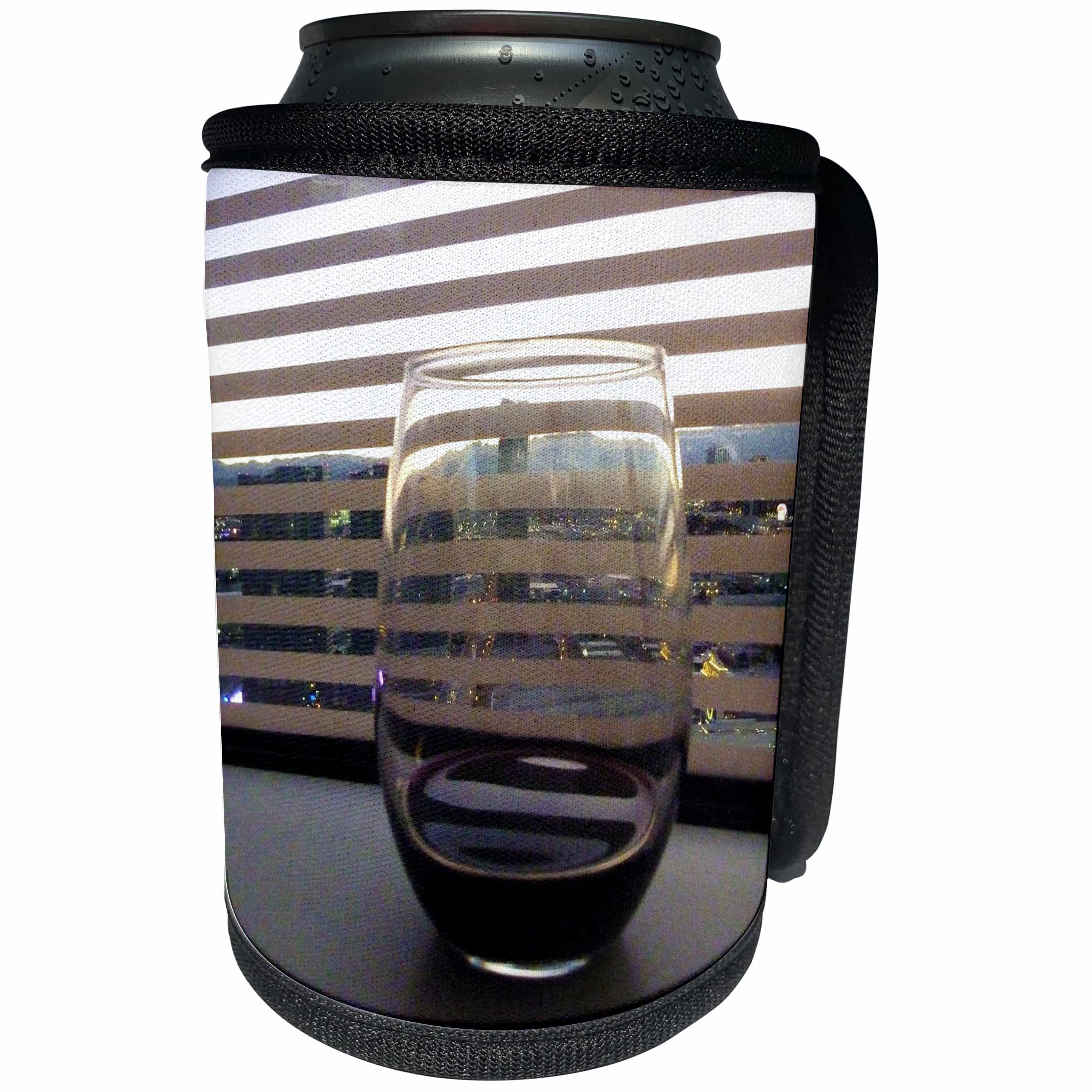 3dRose Florene Food and Beverage - Vegas Thru Wine - Can Cooler Bottle Wrap (cc_28383)