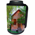 3dRose Jos Fauxtographee- Ole Shack Summer - An old shack on Covington Property in Pine Valley Utah - Can Cooler Bottle Wrap (cc_284193)