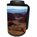 3dRose Jos Fauxtographee- Snow Canyon Overlook - Taken from the overlook at Snow Canyon State Park the mountains - Can Cooler Bottle Wrap (cc_284201)