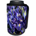 3dRose TDSwhite – Summer Seasonal Nature Photos - Flowers Beautiful Blue Iris - Can Cooler Bottle Wrap (cc_284522)